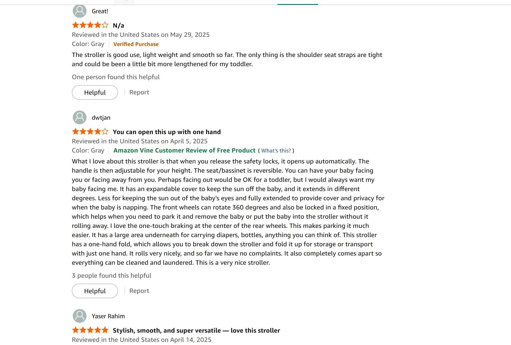 Reversible Stroller,Compact Stroller with Big Wheels,Adjust to Seat & Lying,Foldable Portable Baby Carriage for Newborn Toddler