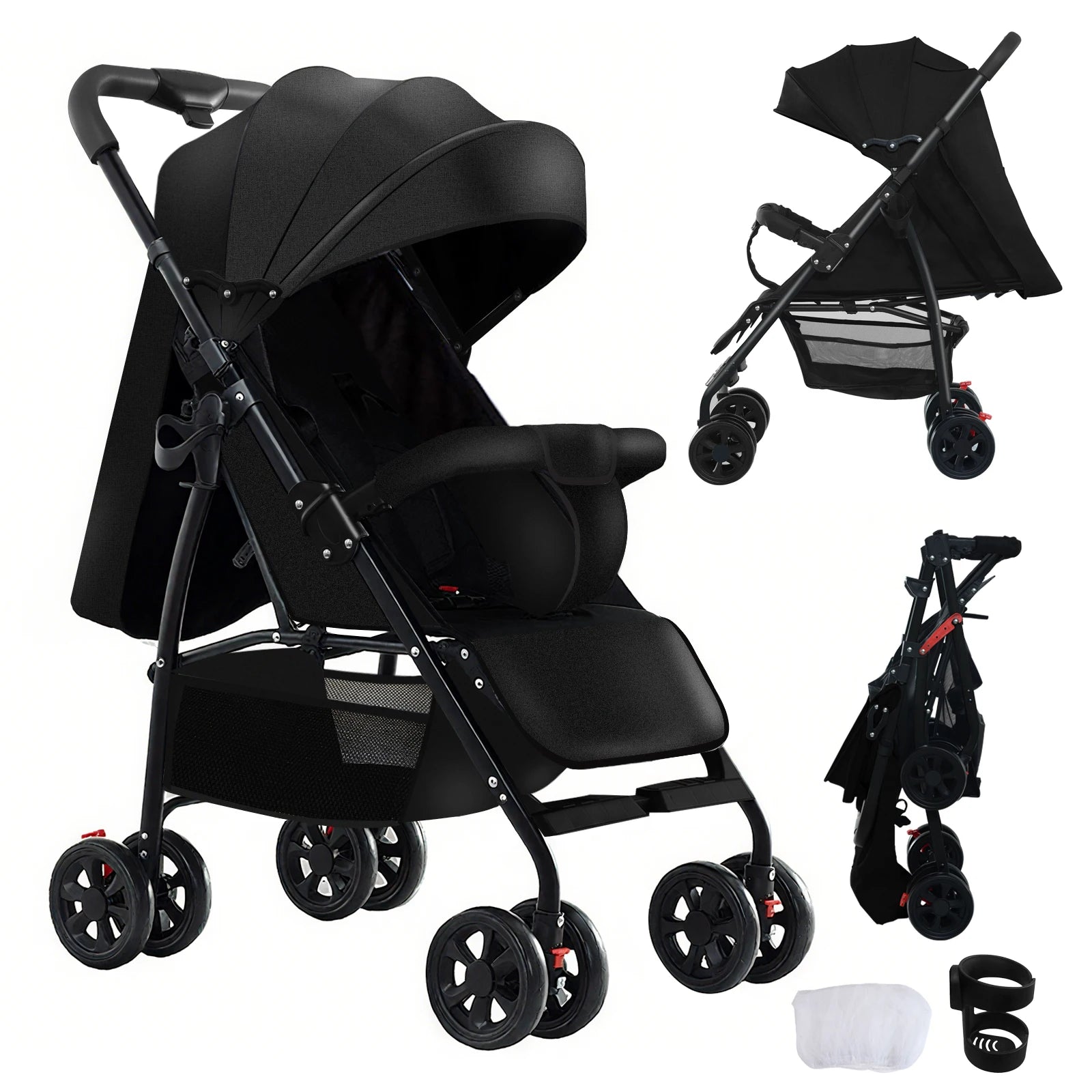 Baby Stroller Baby Newborn Items Baby Accessories Light Baby Stroller Multiple Stroller 2 In 1 Baby Stroller Easy Fold Stroller