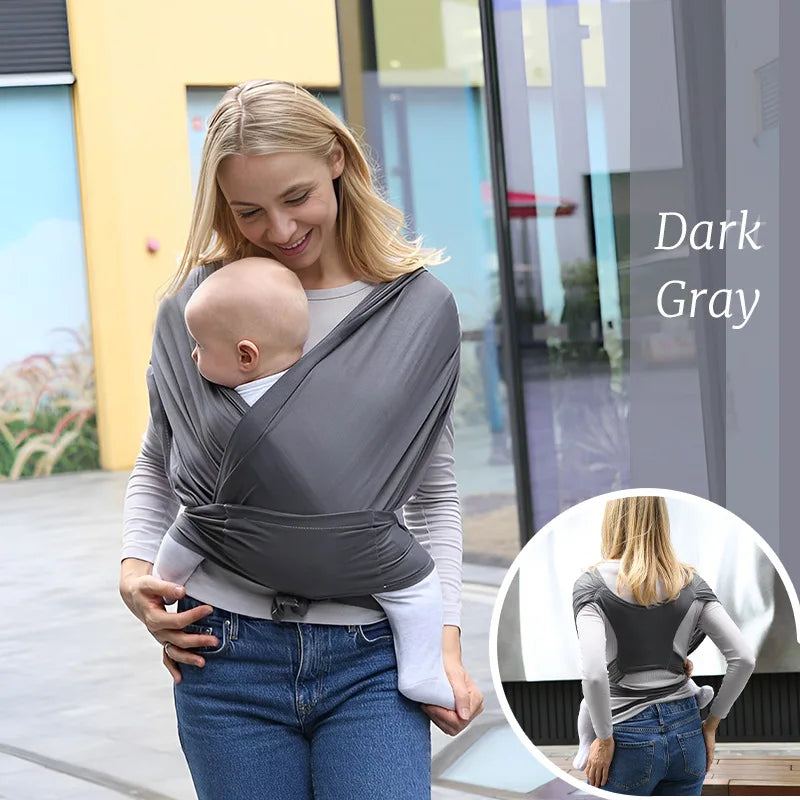 PANGDUBE 1pc Baby Wrap Sling Cotton Carrier for Baby 0-36 Months Newborn Kangaroo Sling Front Artifact Ergonomic Baby Carry