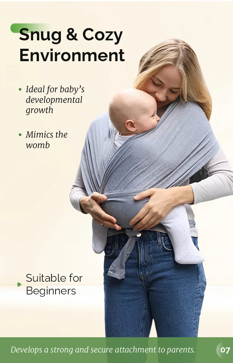 PANGDUBE 1pc Baby Wrap Sling Cotton Carrier for Baby 0-36 Months Newborn Kangaroo Sling Front Artifact Ergonomic Baby Carry