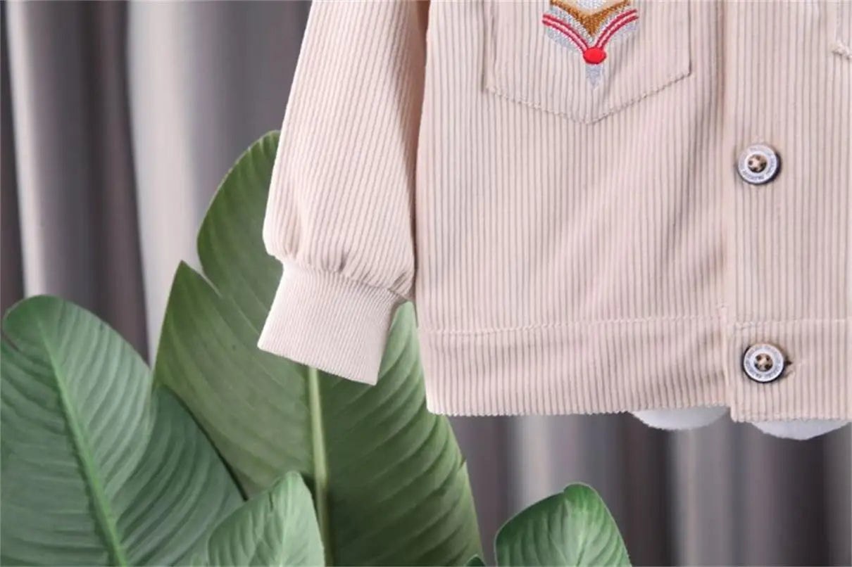 Baby Sets 2025 New Clothes Spring Autumn Leisure Set Coat+Pants Two Piece Set Boys Girls Jacket Fashion Korean Version Clothing