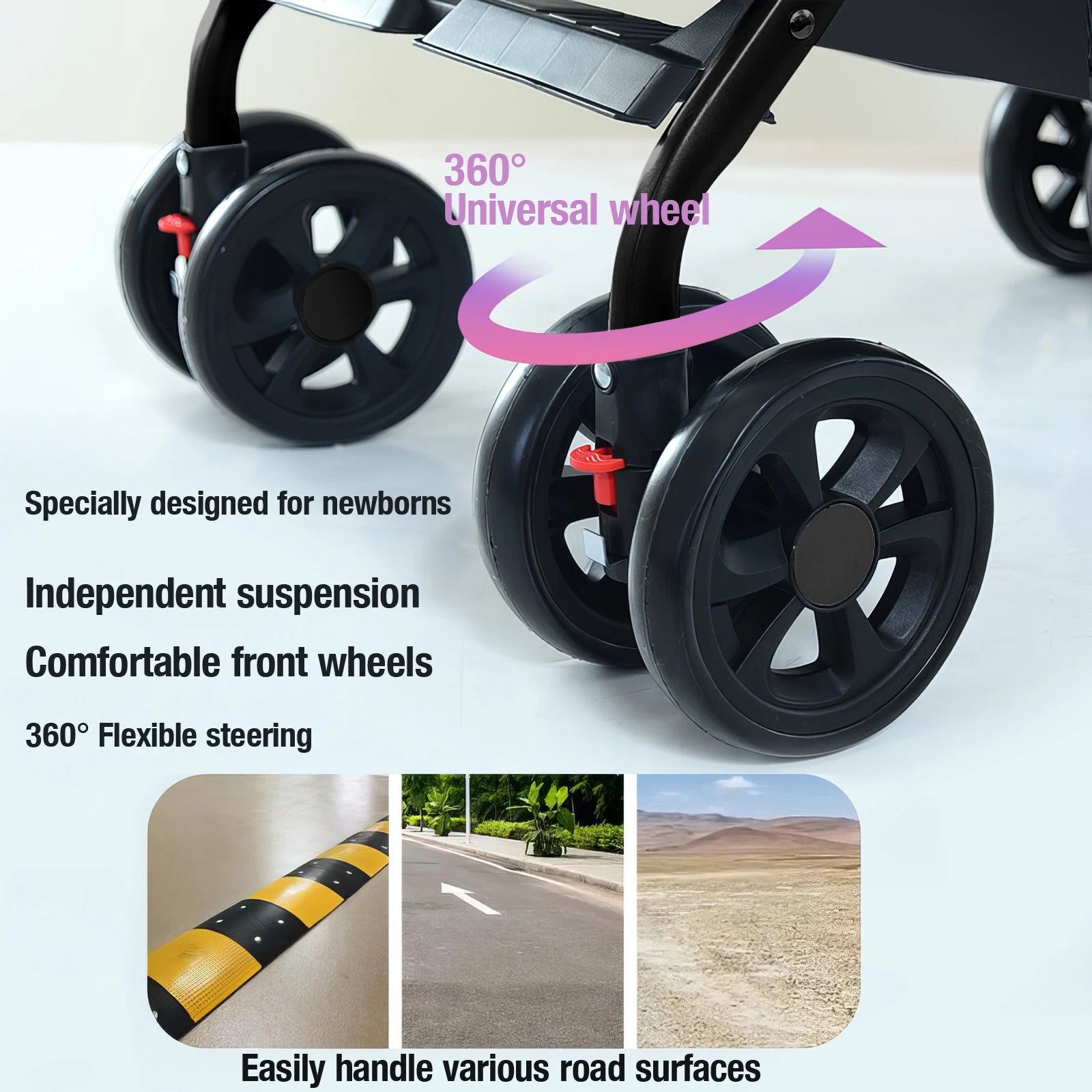 Baby Stroller Baby Newborn Items Baby Accessories Light Baby Stroller Multiple Stroller 2 In 1 Baby Stroller Easy Fold Stroller