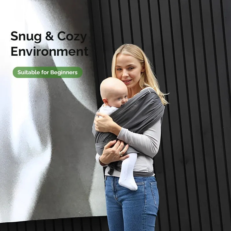 PANGDUBE 1pc Baby Wrap Sling Cotton Carrier for Baby 0-36 Months Newborn Kangaroo Sling Front Artifact Ergonomic Baby Carry