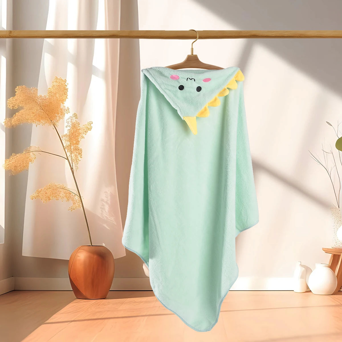 Hooded Baby Towels, Absorbent Baby Bath Towel, Soft Baby Towels for Newborns, Toddlers, and Kids, 32x32 in Baby Towel with Hood