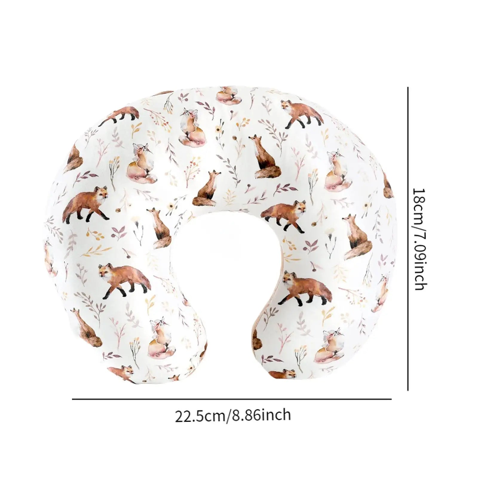 Feeding Pillow Cover Easy to Use Ergonomic Breathable Breastfeeding Pillow Cover for Baby Shower Women Breastfeeding Mom Nursing