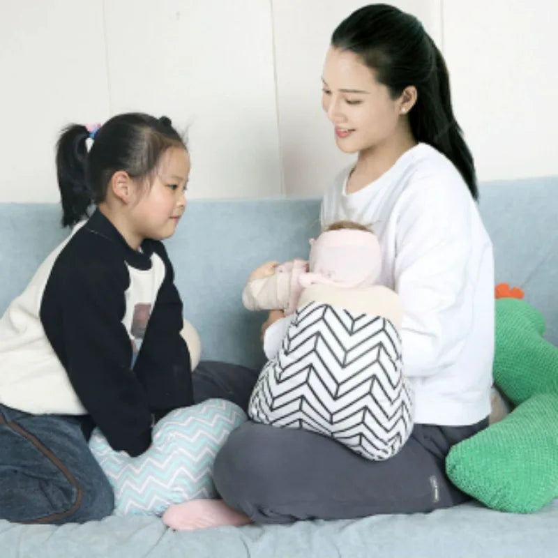 New Increase Height Thickened Soft Baby Breastfeeding Pillow Multi Functional Milk Feeding Pillow Breastfeeding Arm Pillow