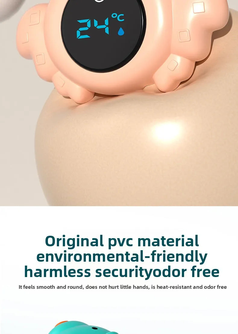 New Baby Bath Temperature Meter Floating Digital Water Baby Bath Temperature Meter LED Display Temperature Tester Safety Cartoon