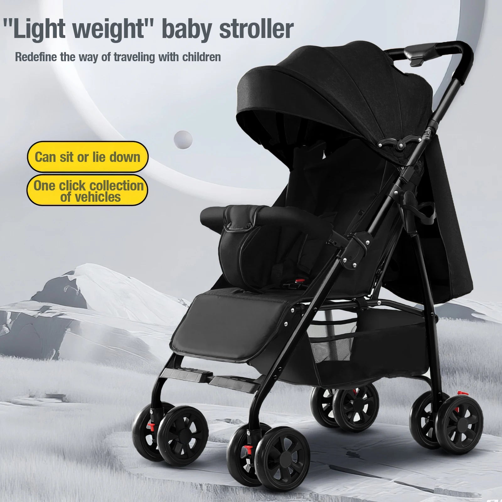 Baby Stroller Baby Newborn Items Baby Accessories Light Baby Stroller Multiple Stroller 2 In 1 Baby Stroller Easy Fold Stroller