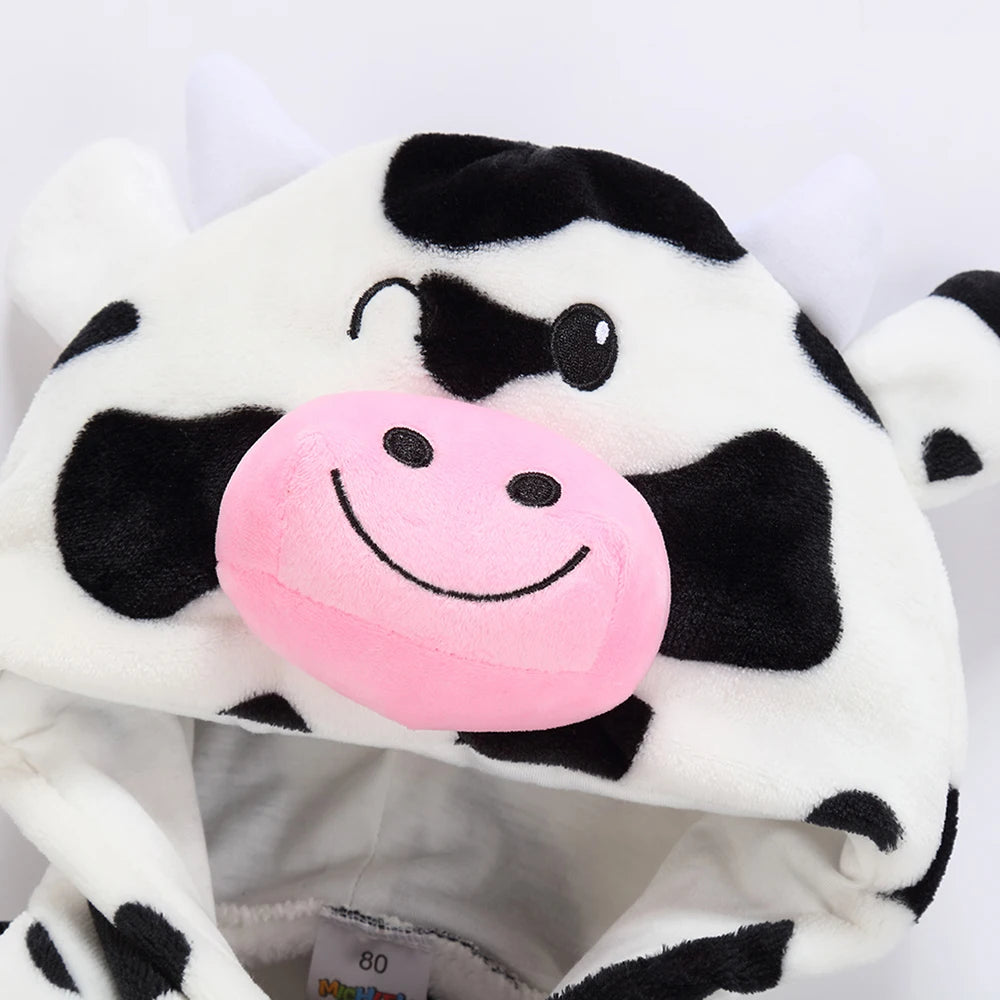 Newborn Kids Dinosaur Kigurumi Pajamas Winter Thick Baby Blanket Slppers Toddler Infant Clothes Hooded Animal Pyjamas Sleepwear