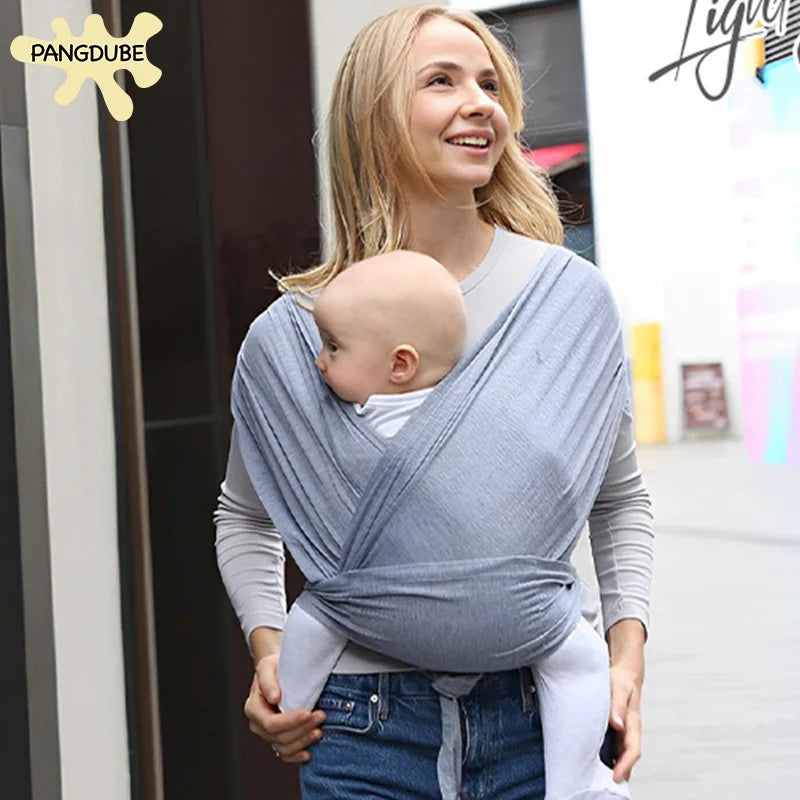 PANGDUBE 1pc Baby Wrap Sling Cotton Carrier for Baby 0-36 Months Newborn Kangaroo Sling Front Artifact Ergonomic Baby Carry