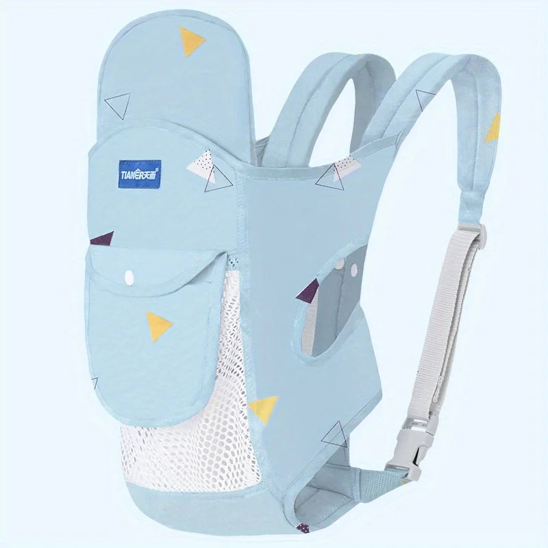 Kangaroo Shoulder Strap for Infants Newborn Wrap Sling Ergonomic Cute Bite Towel Kid Breathable Front Facing Baby Carrier