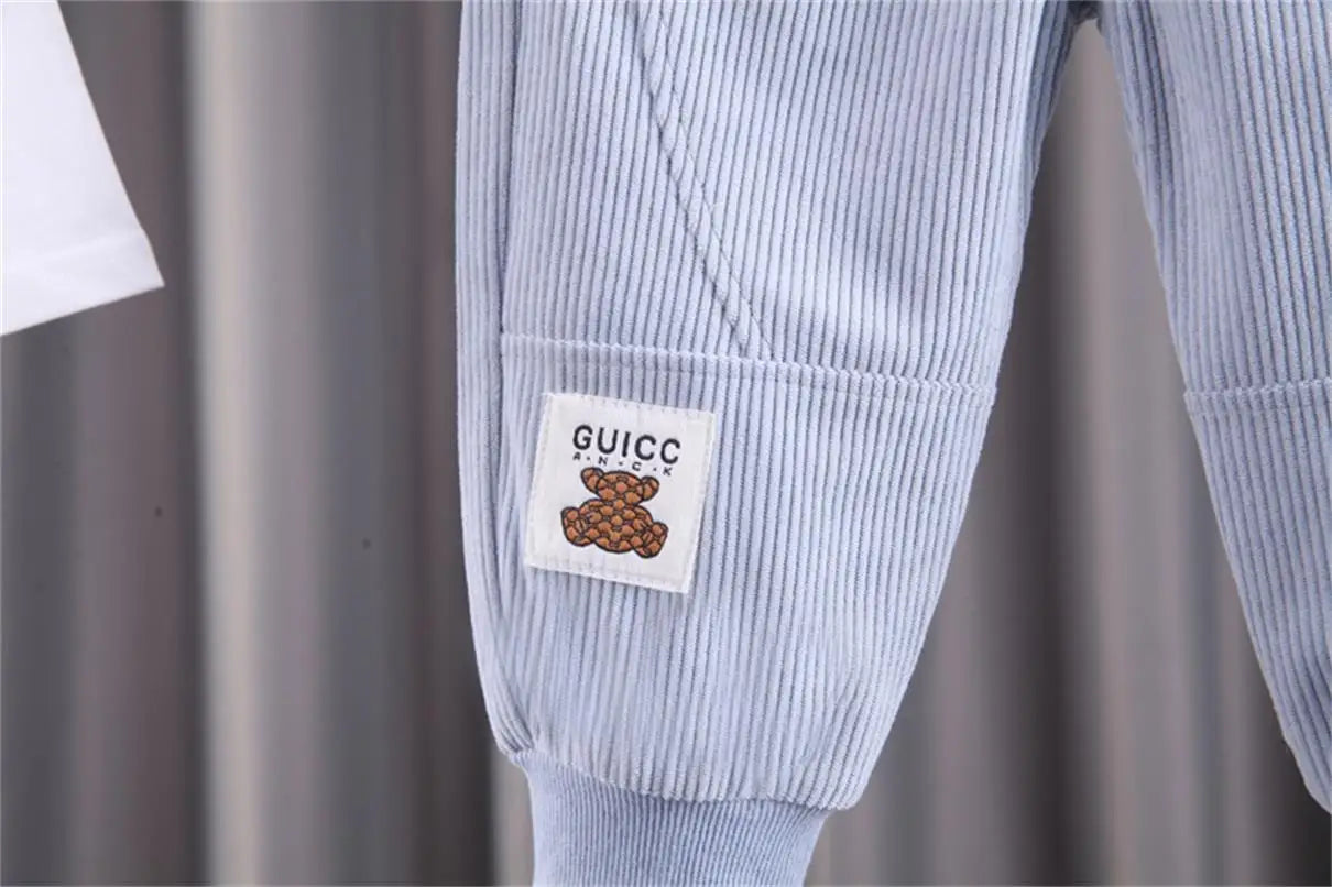 Baby Sets 2025 New Clothes Spring Autumn Leisure Set Coat+Pants Two Piece Set Boys Girls Jacket Fashion Korean Version Clothing