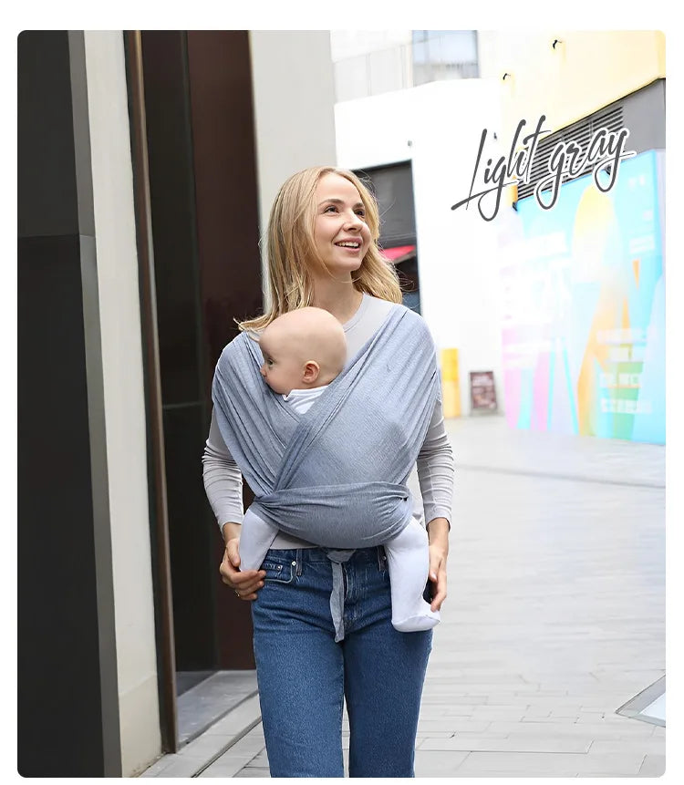 PANGDUBE 1pc Baby Wrap Sling Cotton Carrier for Baby 0-36 Months Newborn Kangaroo Sling Front Artifact Ergonomic Baby Carry