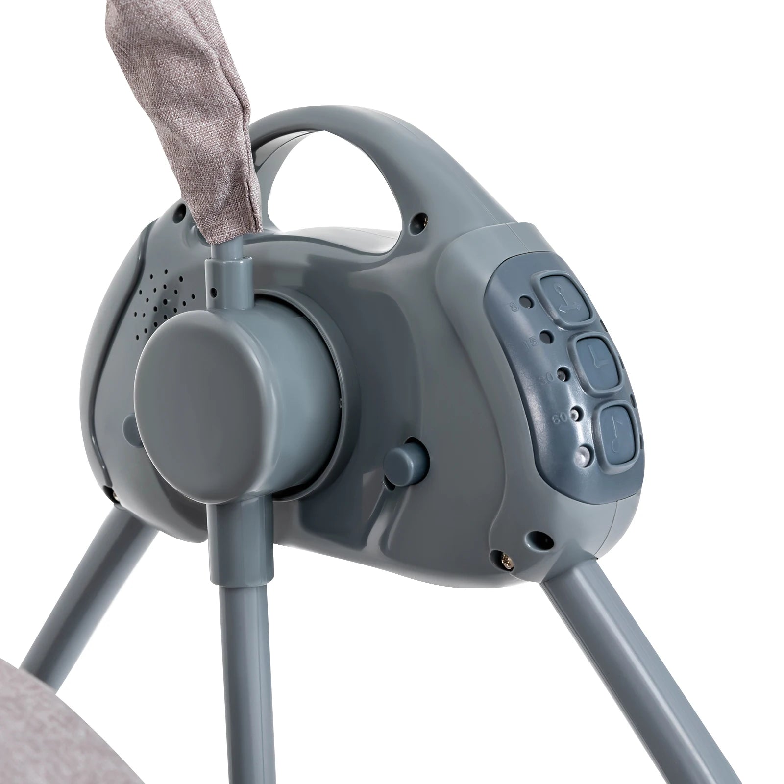 Auto Rocking Baby Cradle Swing Bed 5 Speed Electric Sleeping Basket Foldable with Music&mosquito Net Bedside Bassinet for Baby