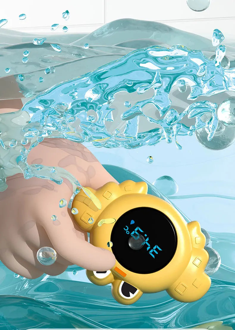 New Baby Bath Temperature Meter Floating Digital Water Baby Bath Temperature Meter LED Display Temperature Tester Safety Cartoon