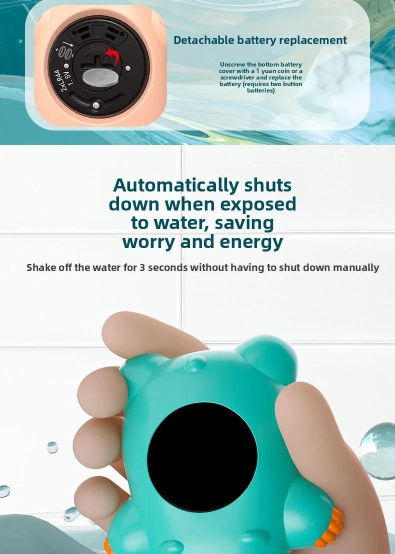 New Baby Bath Temperature Meter Floating Digital Water Baby Bath Temperature Meter LED Display Temperature Tester Safety Cartoon