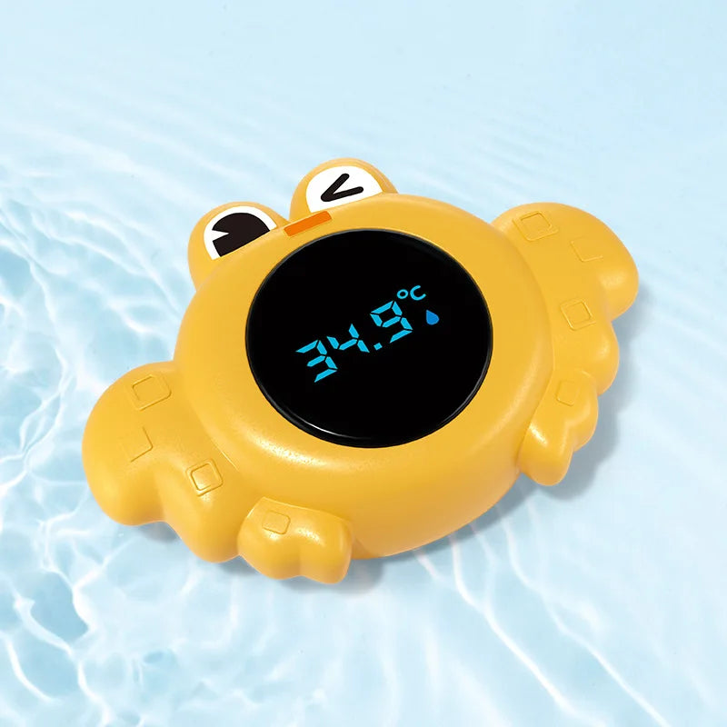 New Baby Bath Temperature Meter Floating Digital Water Baby Bath Temperature Meter LED Display Temperature Tester Safety Cartoon