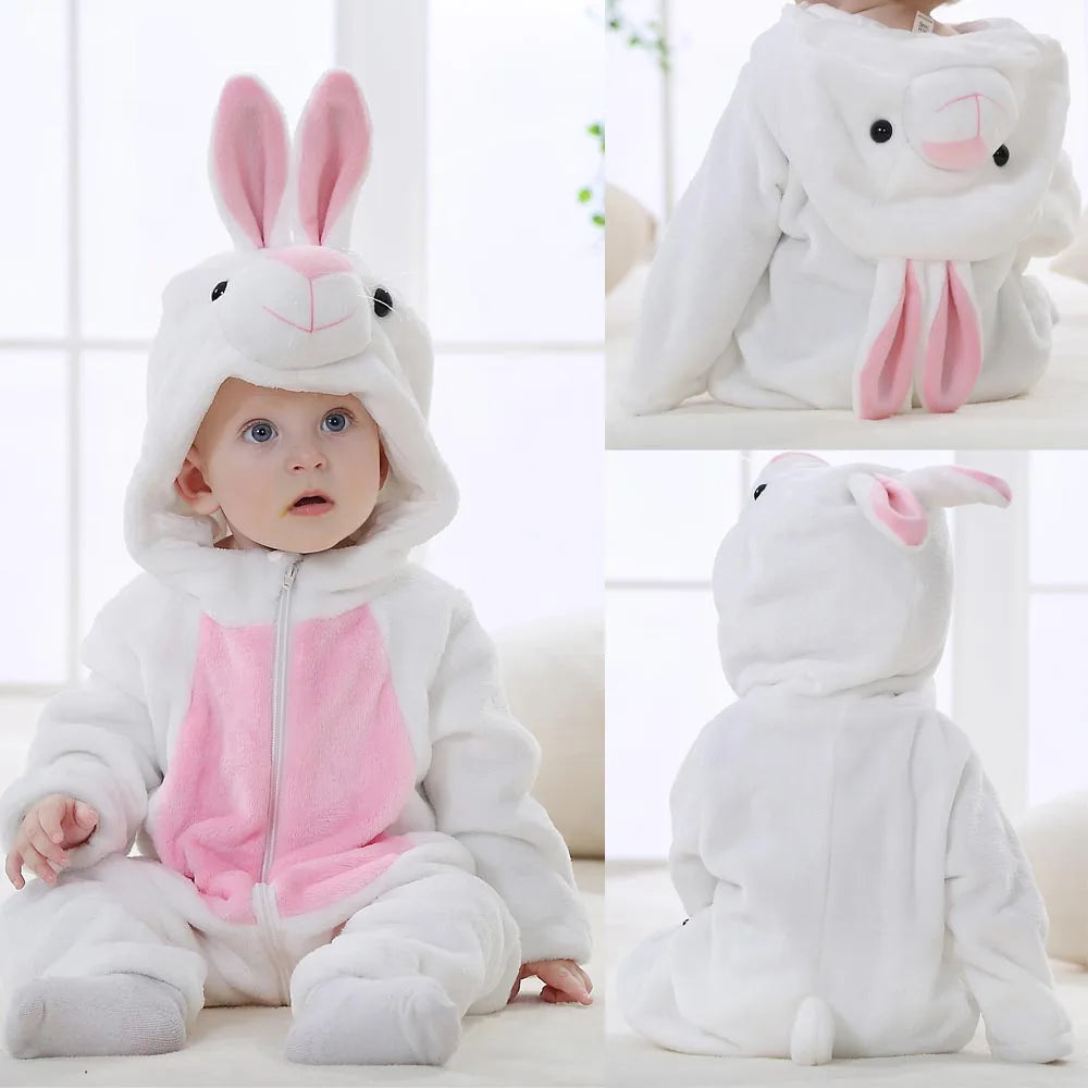 Newborn Kids Dinosaur Kigurumi Pajamas Winter Thick Baby Blanket Slppers Toddler Infant Clothes Hooded Animal Pyjamas Sleepwear