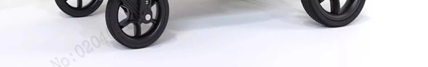 Lightweight stroller Two-way Push Trolley Stroller High Landscape Spine Protection Newborn Baby Four Wheel Stroller