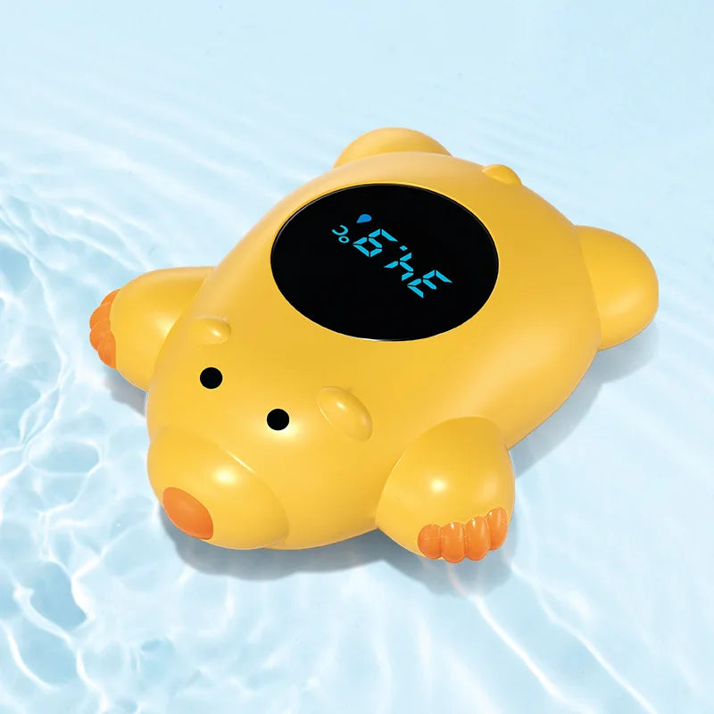 New Baby Bath Temperature Meter Floating Digital Water Baby Bath Temperature Meter LED Display Temperature Tester Safety Cartoon