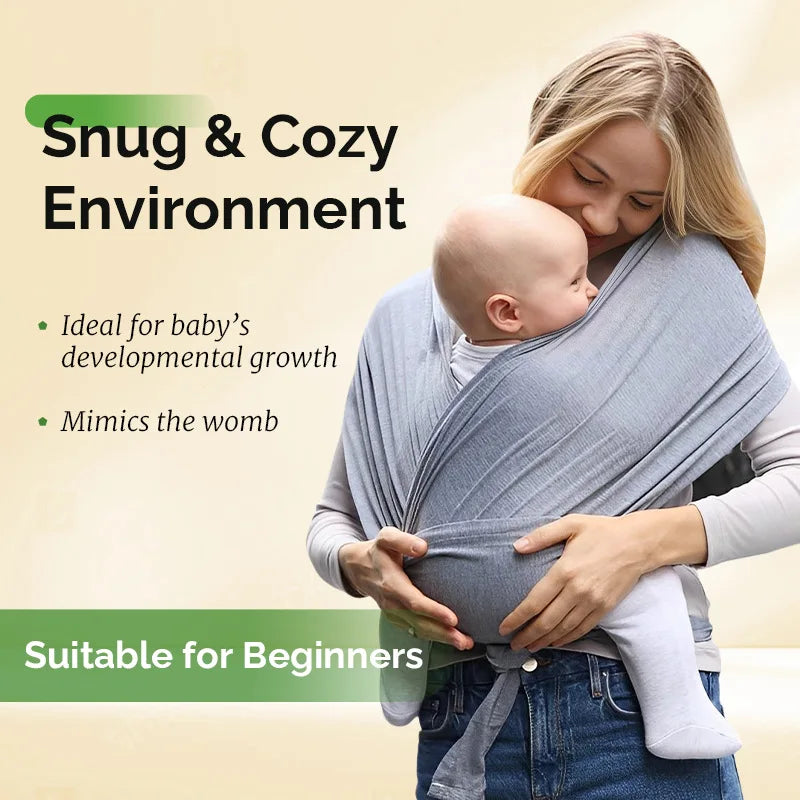 PANGDUBE 1pc Baby Wrap Sling Cotton Carrier for Baby 0-36 Months Newborn Kangaroo Sling Front Artifact Ergonomic Baby Carry
