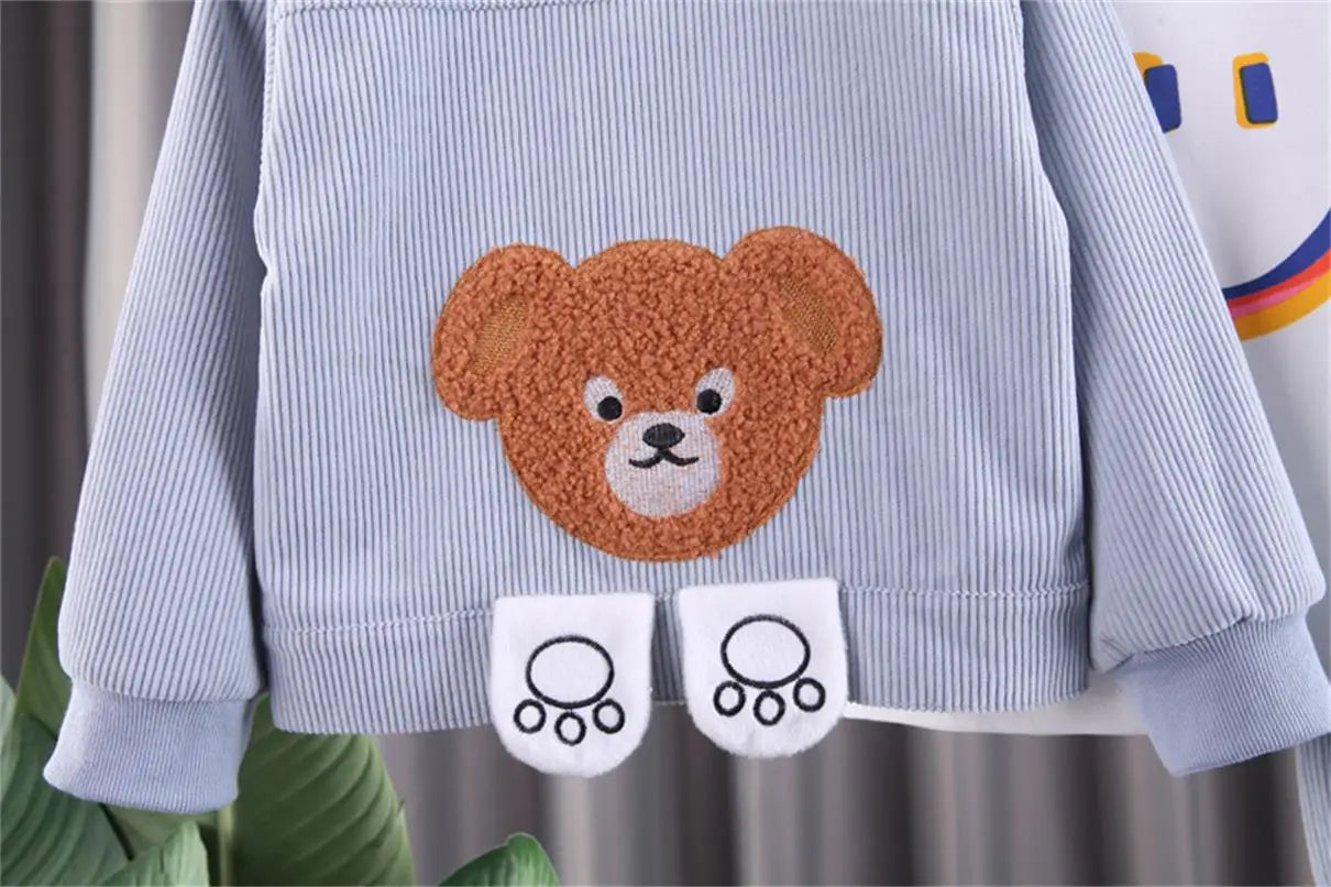 Baby Sets 2025 New Clothes Spring Autumn Leisure Set Coat+Pants Two Piece Set Boys Girls Jacket Fashion Korean Version Clothing