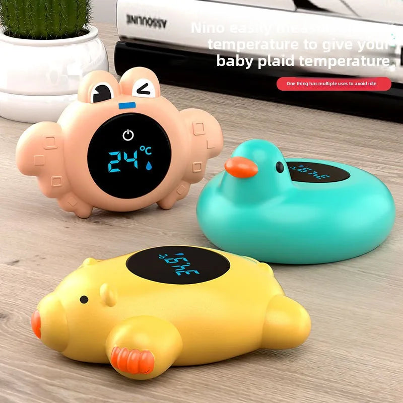 New Baby Bath Temperature Meter Floating Digital Water Baby Bath Temperature Meter LED Display Temperature Tester Safety Cartoon