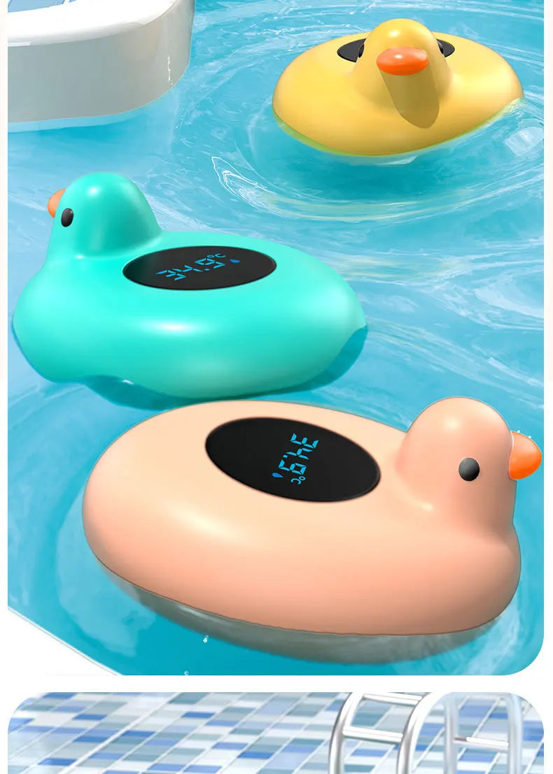 New Baby Bath Temperature Meter Floating Digital Water Baby Bath Temperature Meter LED Display Temperature Tester Safety Cartoon